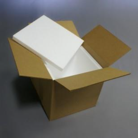 packaging with a cooler